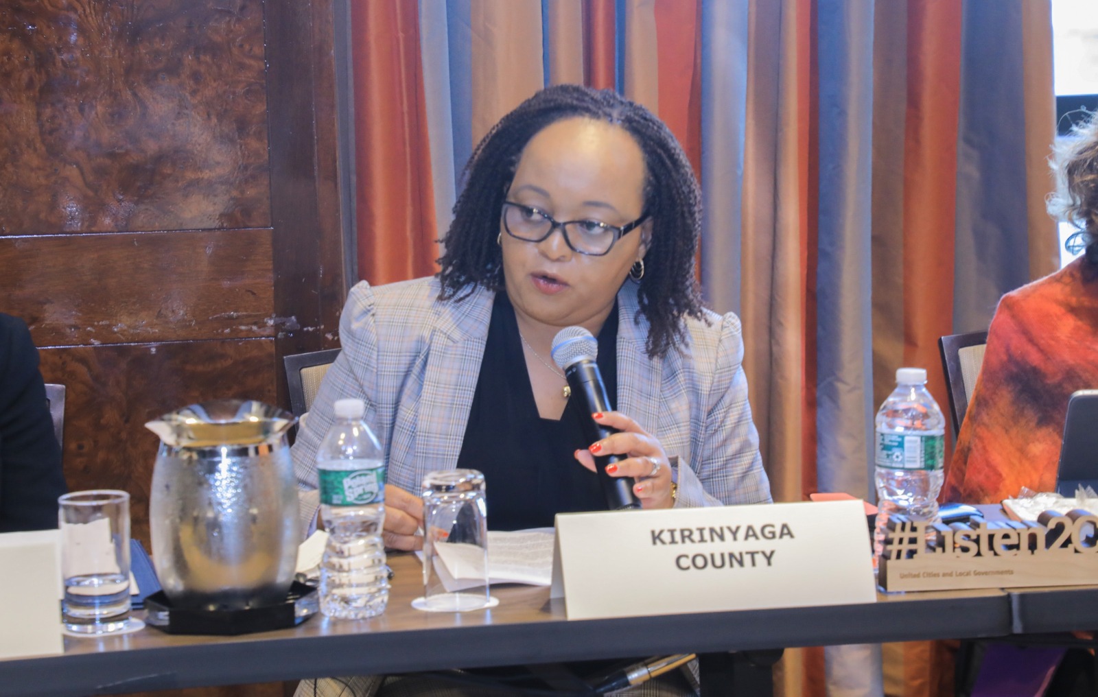 File image of COG Chair Anne Waiguru during the 68th annual Commission on the Status of Women event in New York.